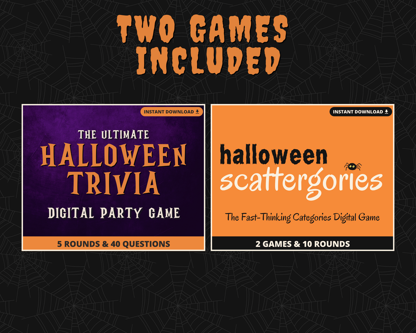 Halloween Party Game Bundle