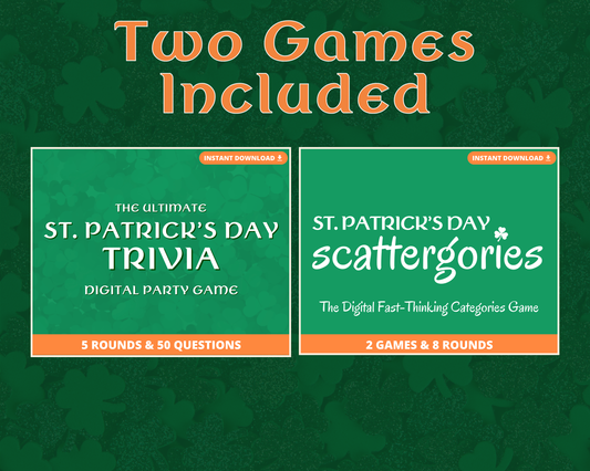 St. Patrick's Day Party Game Bundle