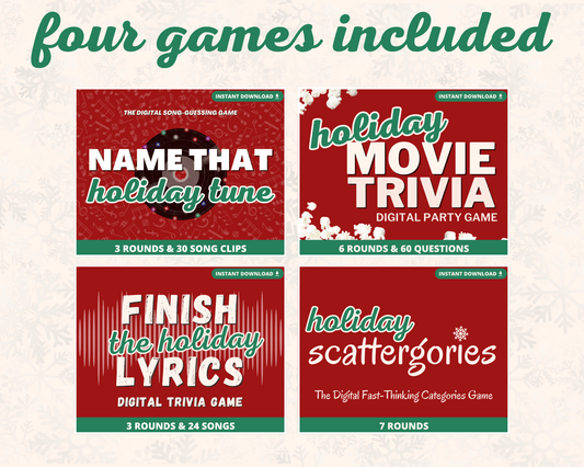 Holiday Party Digital Game Bundle - 4 Games