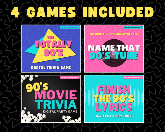 90's Party Game Bundle