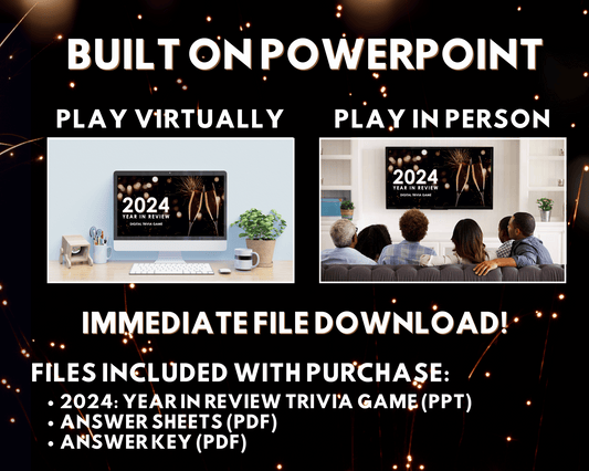 2024: Year in Review Digital Trivia Game