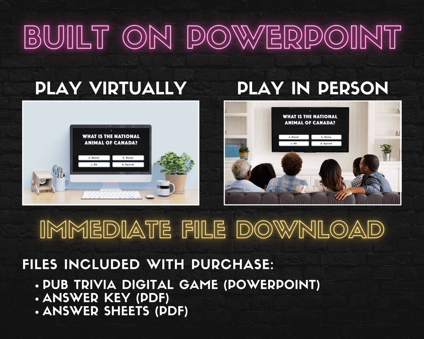 PUB TRIVIA DIGITAL GAME (VOL 2)