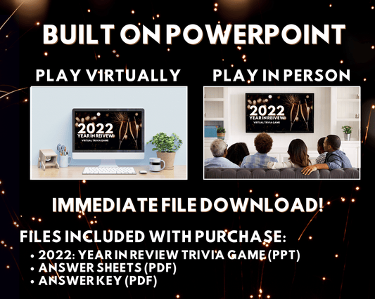 2022: Year in Review Digital Trivia Game