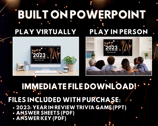 2023: Year in Review Digital Trivia Game