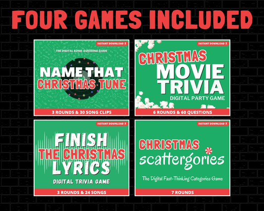 Christmas Party Digital Game Bundle - 4 Games