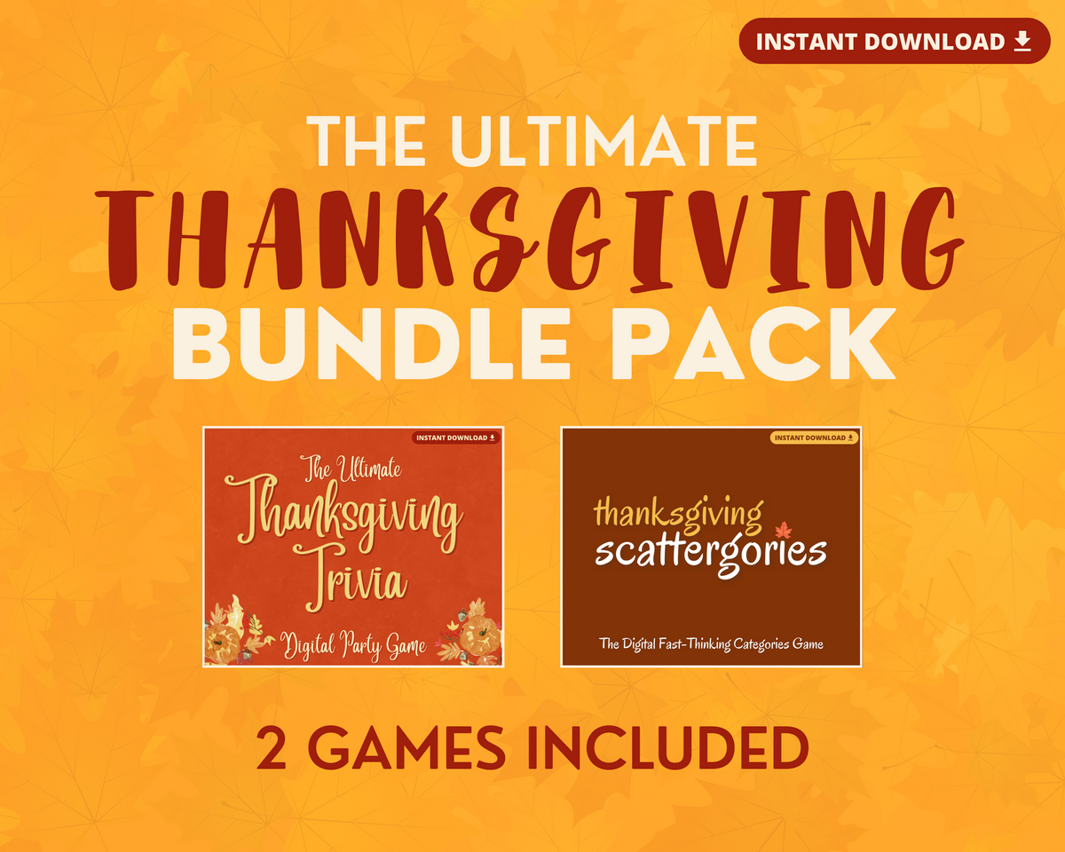 Thanksgiving Think Quick Game, Thanksgiving Games