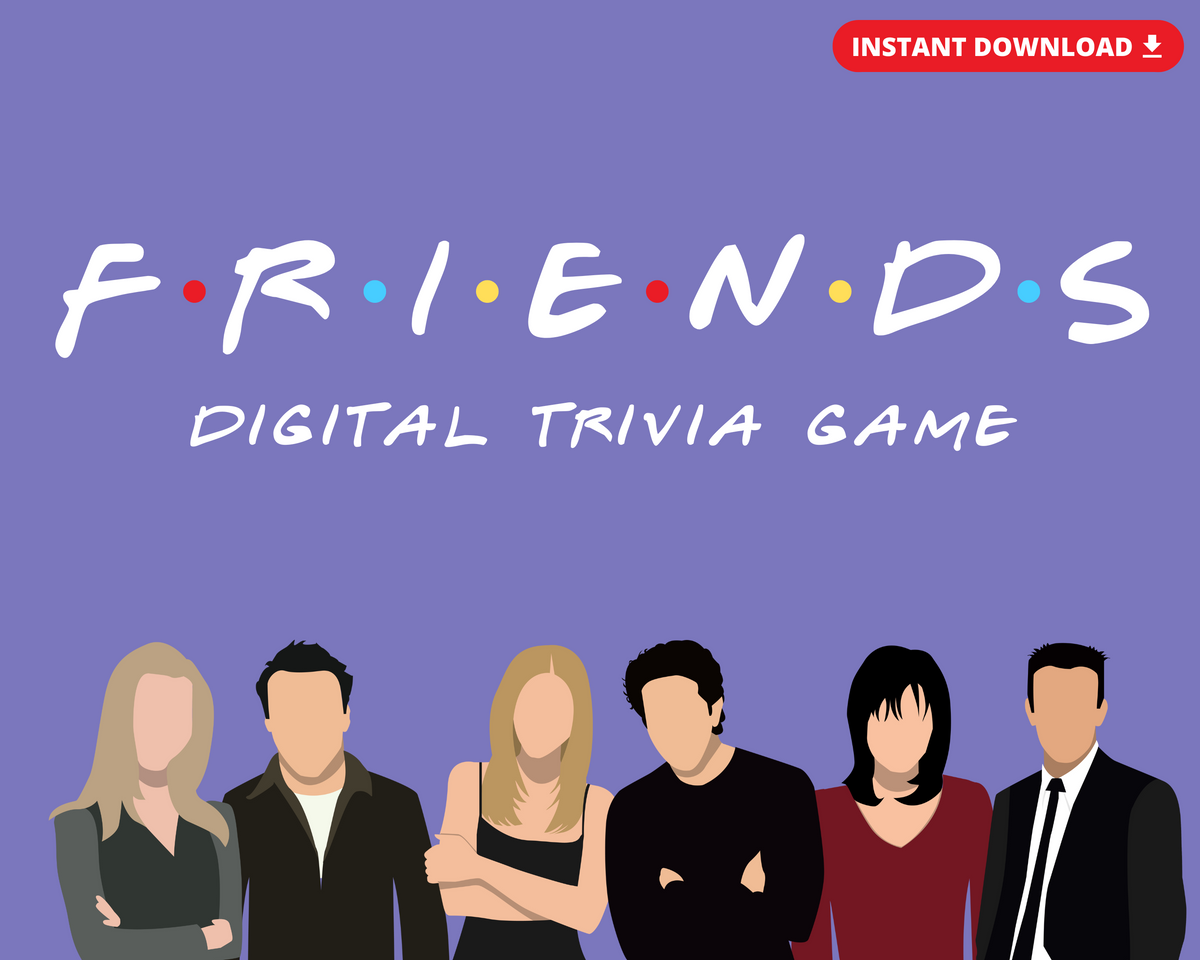 FRIENDS Television Series Draw It Trivia Game NEW