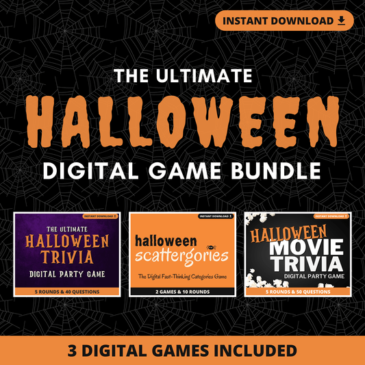 Halloween Party Game Bundle