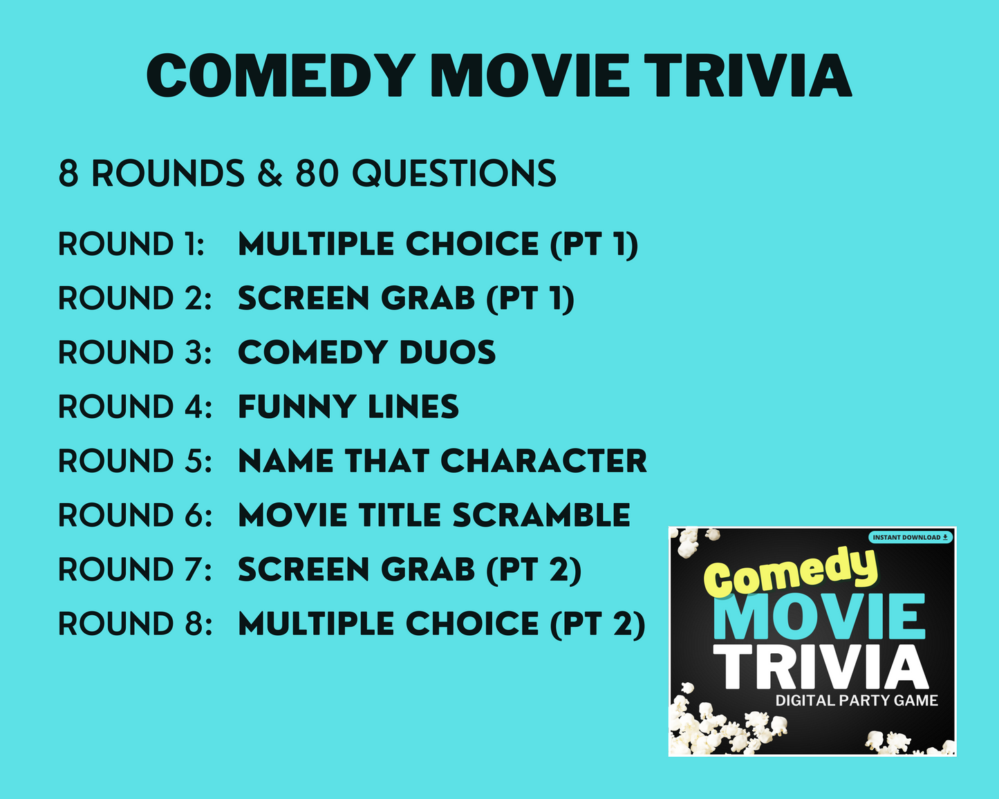 MOVIE GENRE TRIVIA BUNDLE PACK