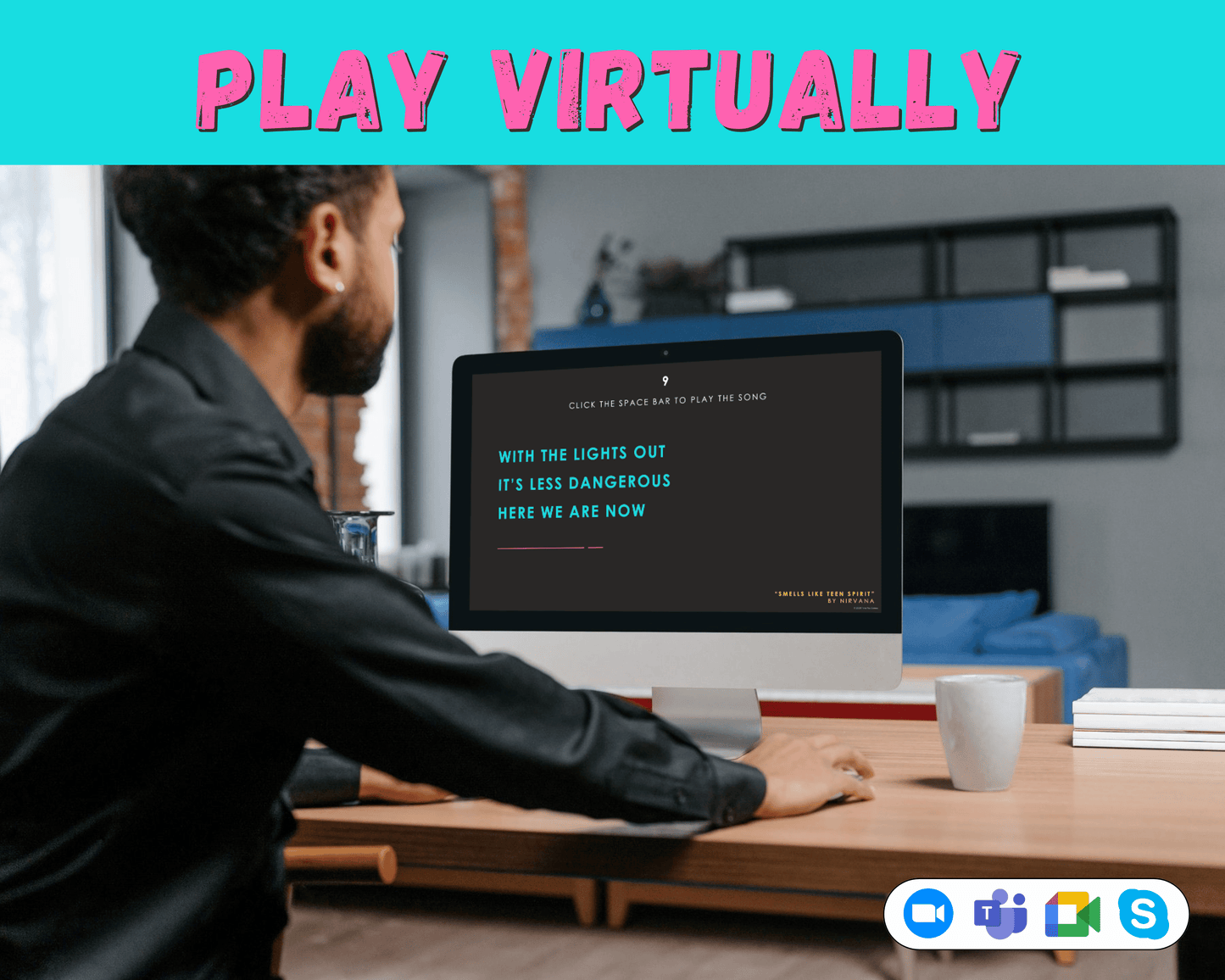 Finish the 90's Lyrics Digital Trivia Game