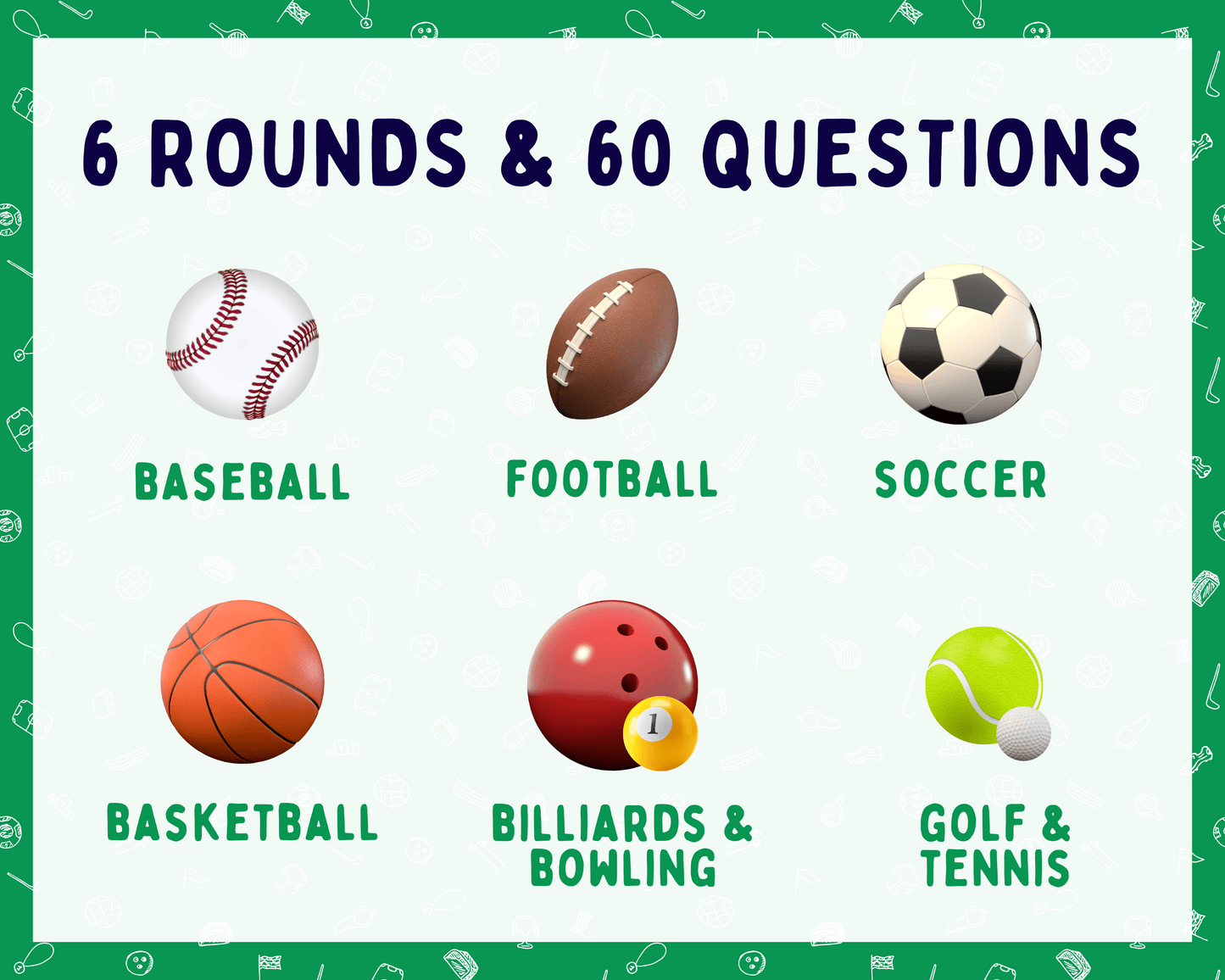 SPORTS TRIVIA Printable Game