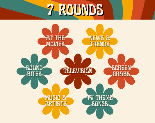 Groovy 70's Digital Trivia Game