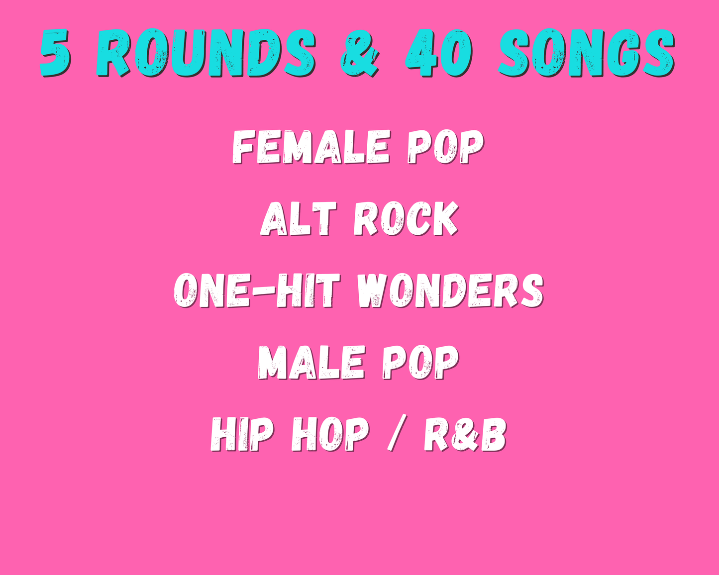 Finish the 90's Lyrics Digital Trivia Game