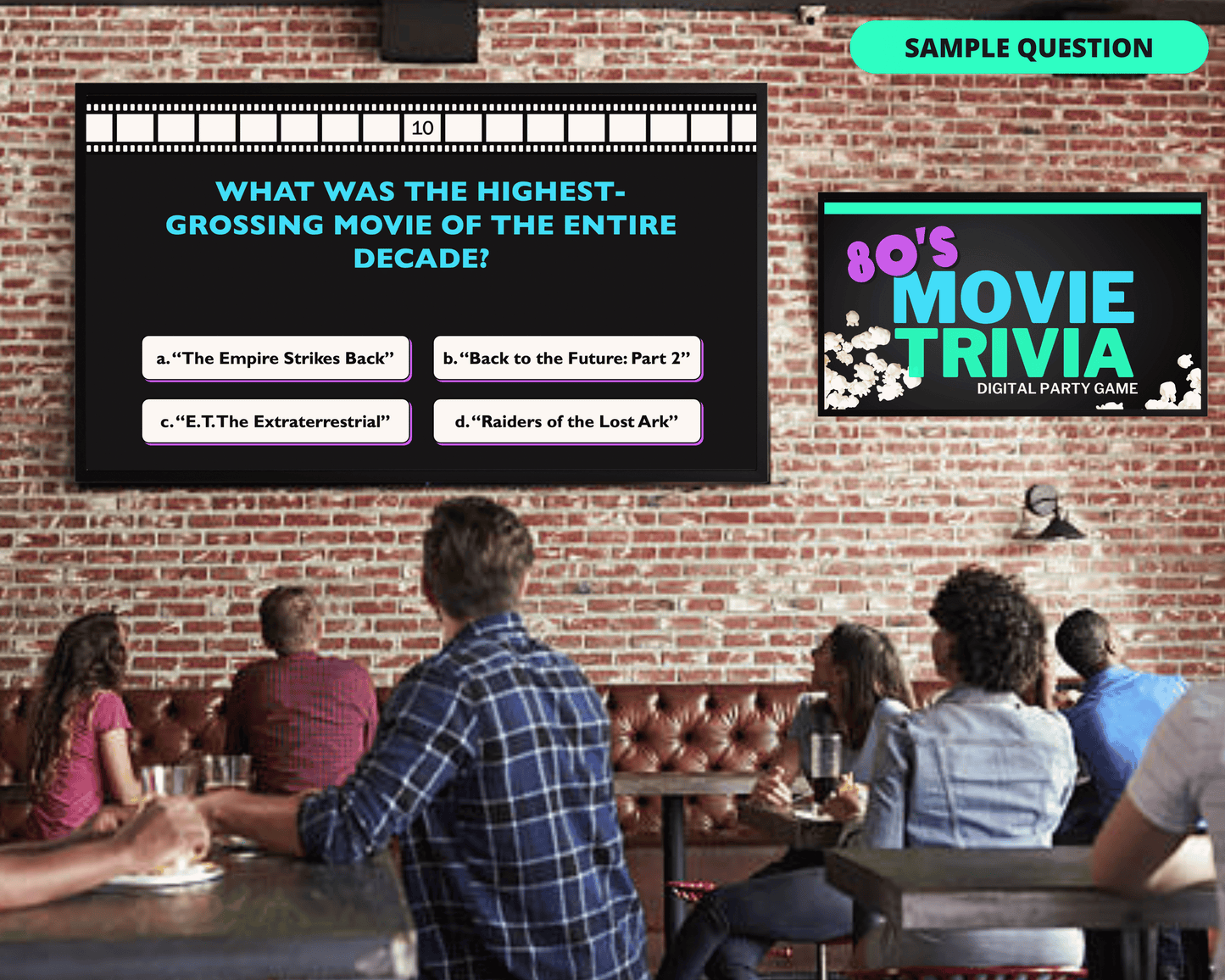 80'S MOVIE TRIVIA DIGITAL GAME
