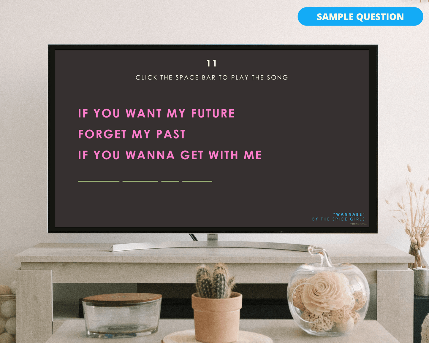 FINISH THE LYRICS DIGITAL PARTY GAME