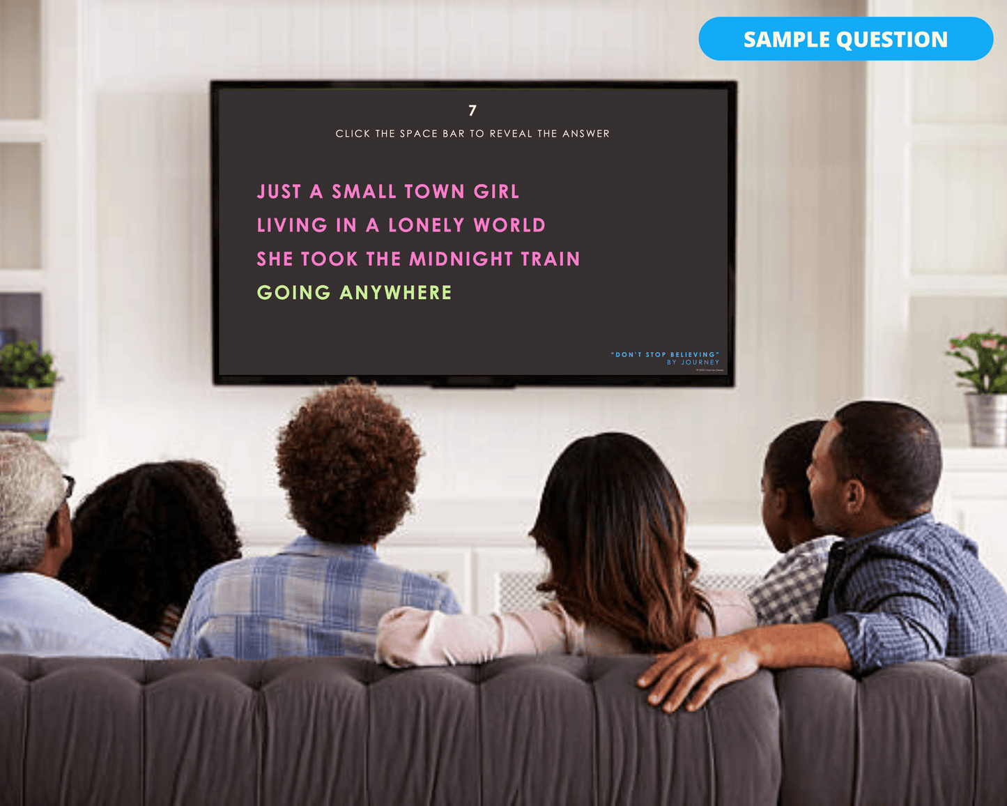 FINISH THE LYRICS DIGITAL PARTY GAME