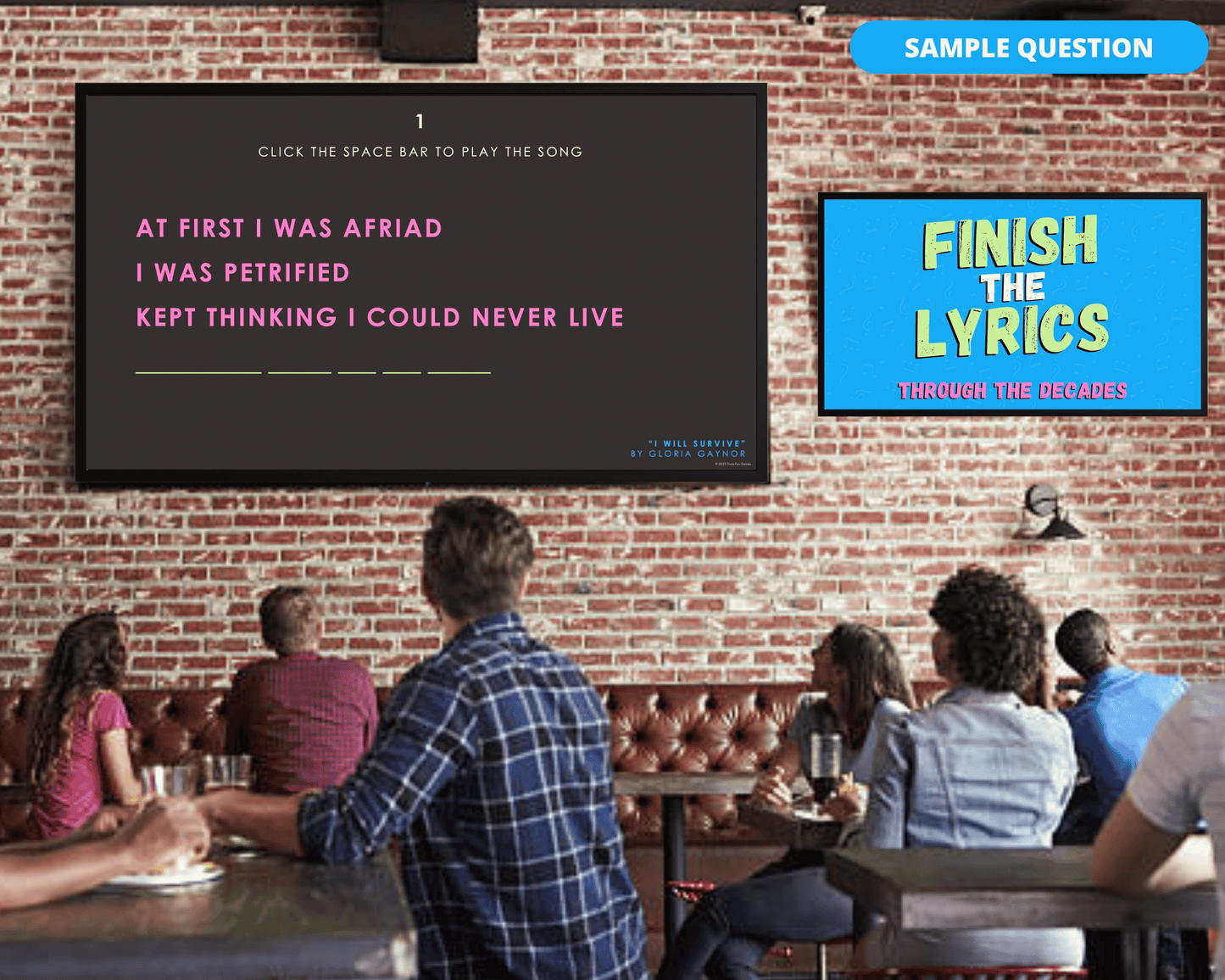 FINISH THE LYRICS DIGITAL PARTY GAME