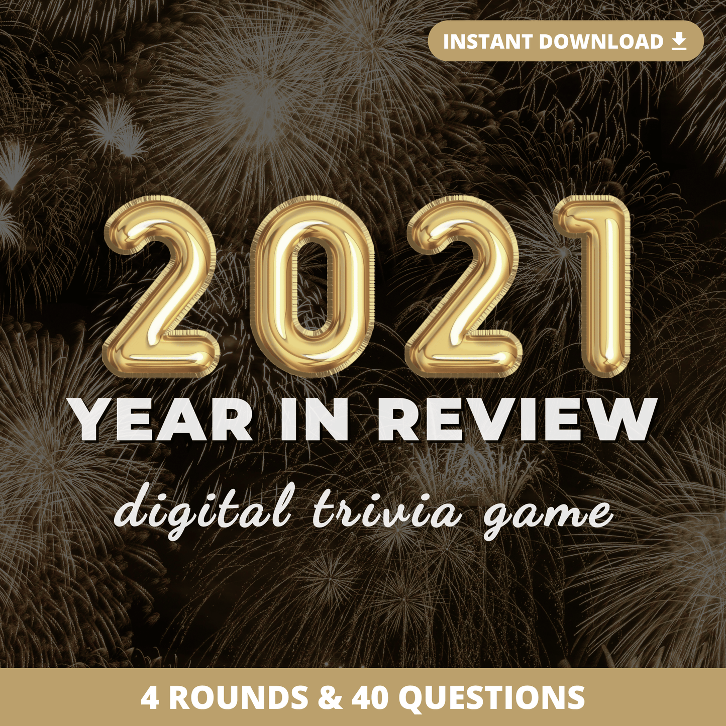 2021: Year in Review Digital Trivia Game