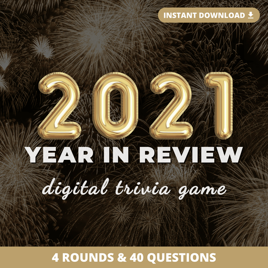 2021: Year in Review Digital Trivia Game