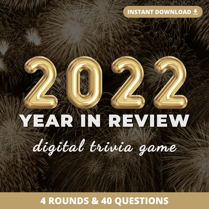 2022: Year in Review Digital Trivia Game