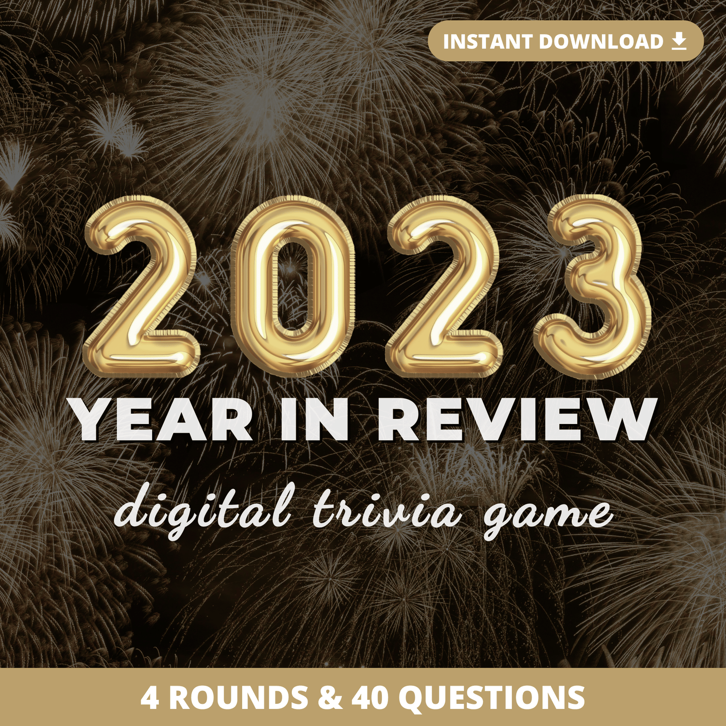 2023: Year in Review Digital Trivia Game