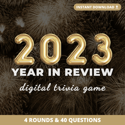 2023: Year in Review Digital Trivia Game