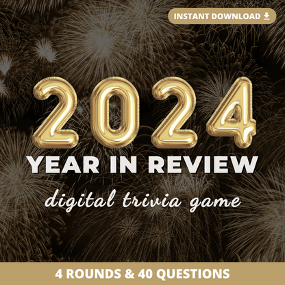 2024: Year in Review Digital Trivia Game