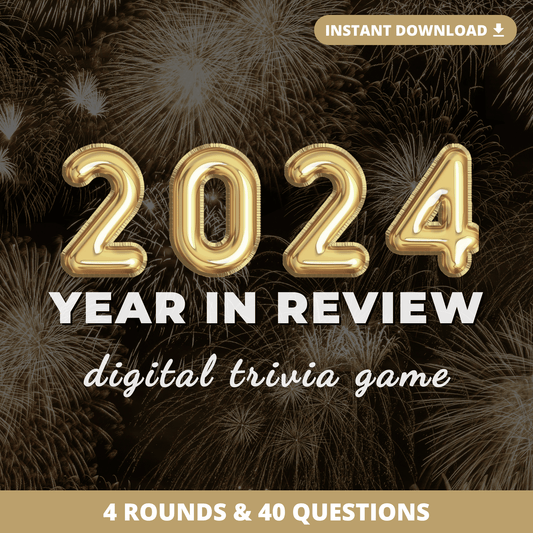 2024: Year in Review Digital Trivia Game