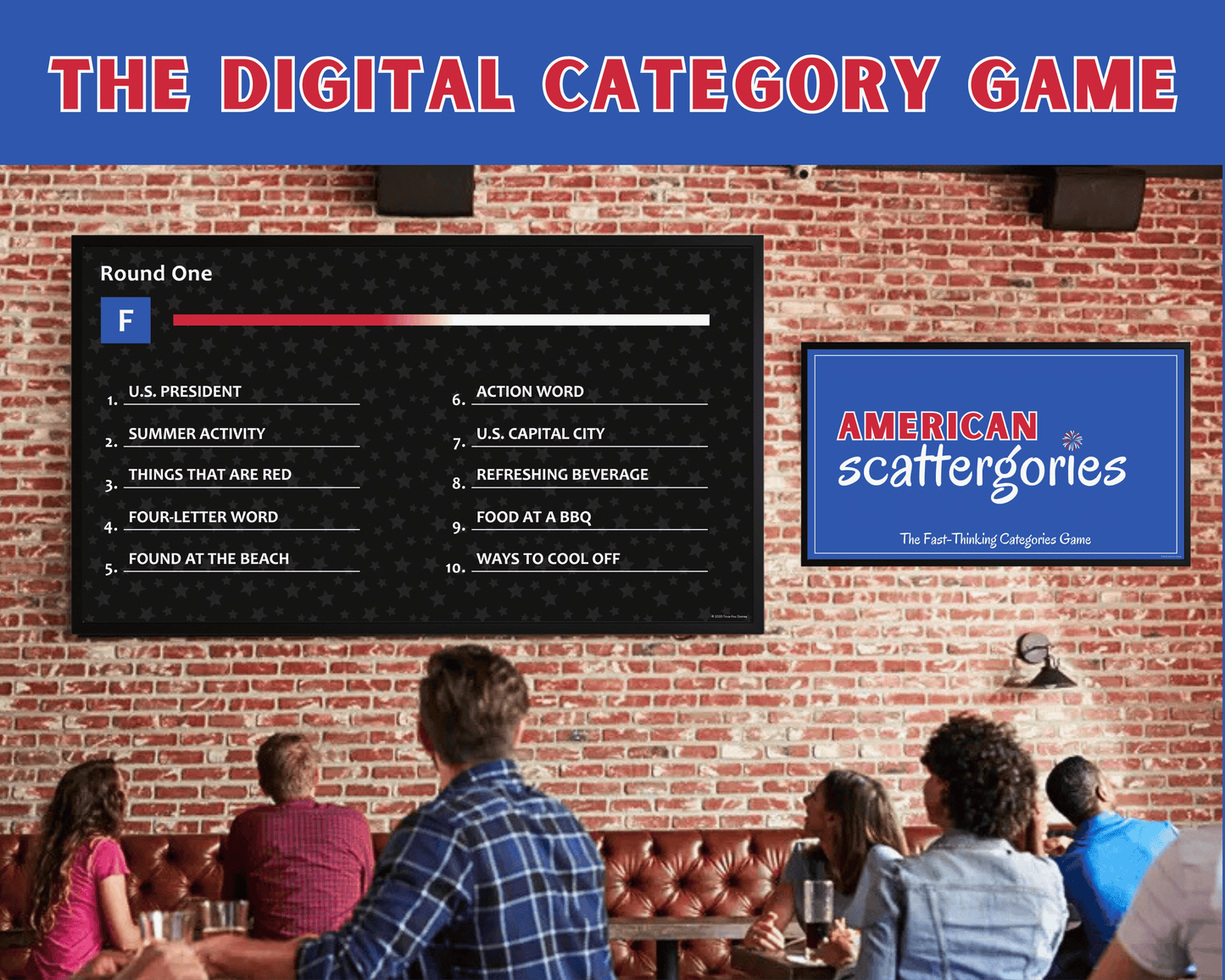 American Scattergories Digital Game