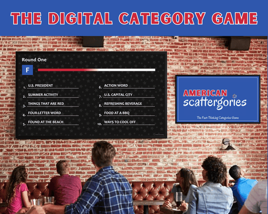 American Scattergories Digital Game