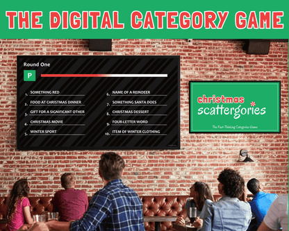 Christmas Scattergories Digital Game