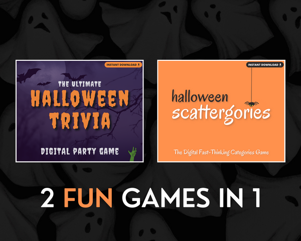 HALLOWEEN TRIVIA GAME BUNDLE PACK