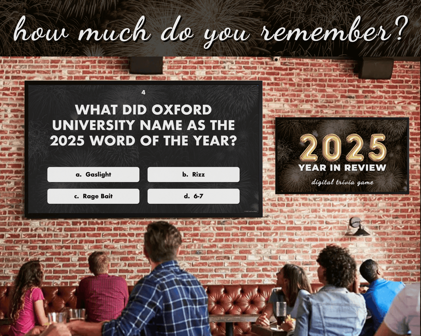 2025: Year in Review Digital Trivia Game