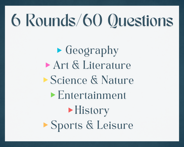 TRIVIA PURSUIT PRINTABLE GAME