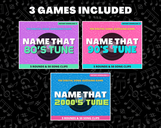 Name That Tune Digital Game Bundle - Decade Edition