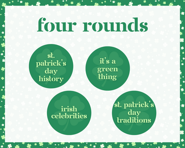 ST. PATRICK'S DAY TRIVIA PRINTABLE GAME