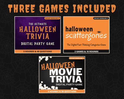 Halloween Party Game Bundle