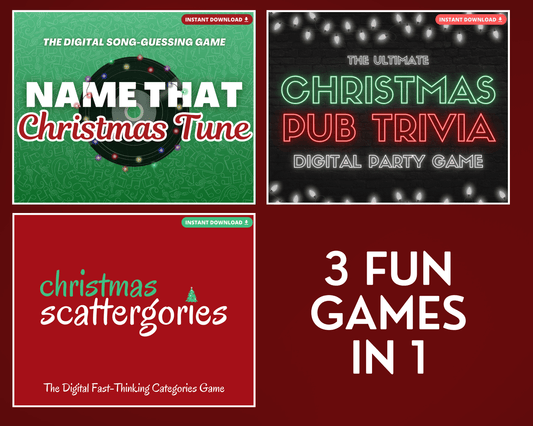CHRISTMAS TRIVIA GAME BUNDLE PACK