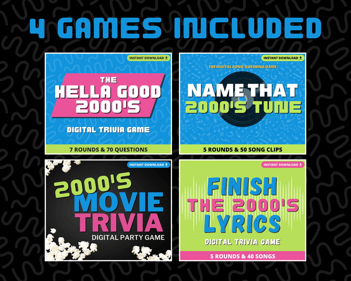 2000's Party Game Bundle
