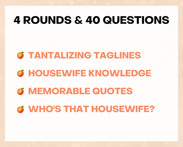 THE REAL HOUSEWIVES OF ATLANTA PRINTABLE TRIVIA GAME