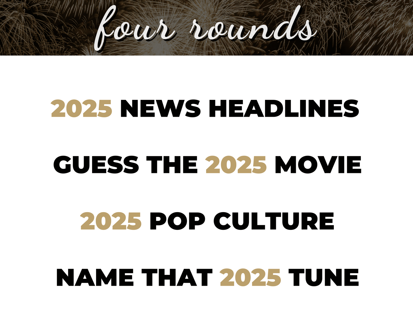 2025: Year in Review Digital Trivia Game