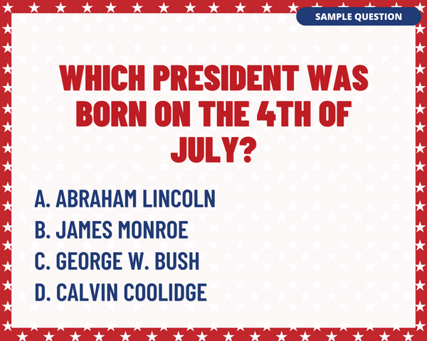 PROUD TO BE AN AMERICAN PRINTABLE TRIVIA GAME