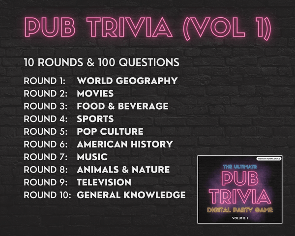 PUB TRIVIA BUNDLE