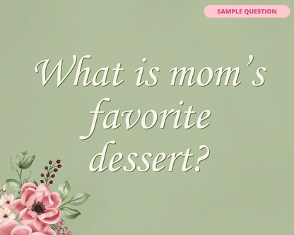 MOTHER'S DAY DIGITAL PARTY GAME