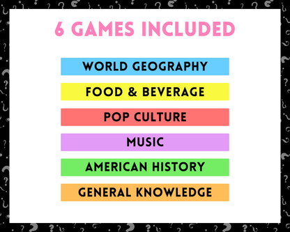Pub Trivia Party Game Bundle (Volume 1)