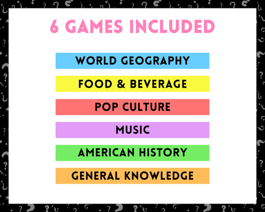 Pub Trivia Party Game Bundle (Volume 1)