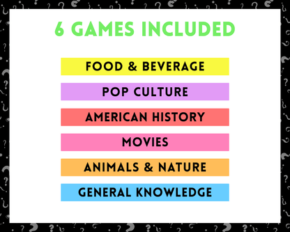 Pub Trivia Party Game Bundle (Volume 4)