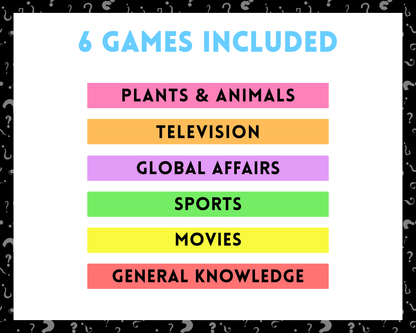 Pub Trivia Party Game Bundle (Volume 2)