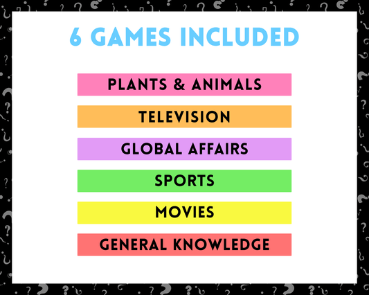 Pub Trivia Party Game Bundle (Volume 2)