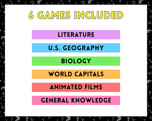 Pub Trivia Party Game Bundle (Volume 3)